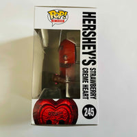 Funko POP! Valentine #245 Hershey's Strawberry Creme Heart & Protector