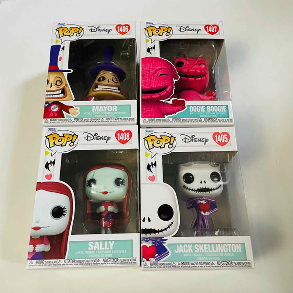 Funko POP! Disney Nightmare Before Christmas Valentine Set of 4