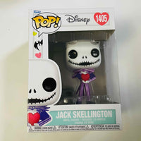 Funko POP Nightmare Before Christmas Valentine #1405 Jack Skellington & Protector