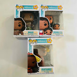 Funko POP! Disney Moana 2 Set of 3 - Maui, Moana & Simea, Matangi