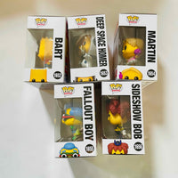 Funko POP! The Simpson Set of 5 - Bart Deep Space Martin Fallout Sideshow