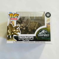 Funko Pop! Movies Jurassic World Fossil #1681 Triceratops w/ Protector