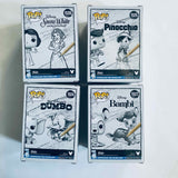 Funko POP! Disney Sketched Set of 4