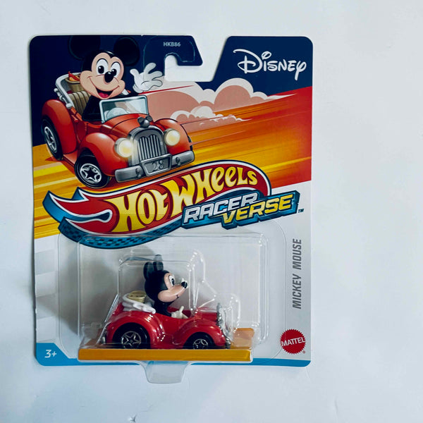 Hot Wheels RacerVerse Disney Mickey Mouse in Vintage Red Car