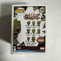 Funko Pop! Marvel We are Groot #1398 Groot as Black Panther & Protector