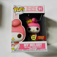 Funko POP! Hello Kitty and Friends #91 My Melody w/ Protector (GITD)