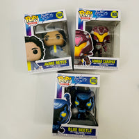 Funko Pop! Movies: Blue Beetle Comeplete set of 3