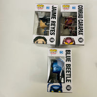Funko Pop! Movies: Blue Beetle Comeplete set of 3