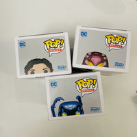 Funko Pop! Movies: Blue Beetle Comeplete set of 3