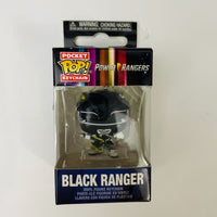 Funko Mighty Morphin Power Rangers 30th Anniversary Black Ranger Pop! Key Chain