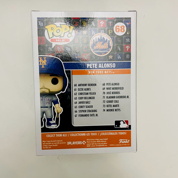 Funko Pop! MLB: Mets - Pete Alonso - (Road Uniform) - Figura de