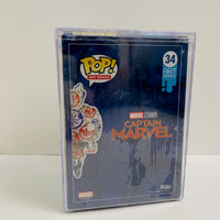 Funko POP! Art Series : Marvel #34 - Captain Marvel With Hard Case