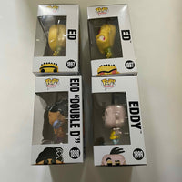 Funko POP! Animation Ed, Edd n Eddy Set of 4 (chase included) w/ protector
