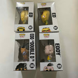 Funko POP! Animation Ed, Edd n Eddy Set of 4 (chase included) w/ protector