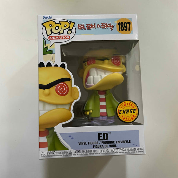 Funko POP! Animation Ed, Edd n Eddy #1897 Ed (chase) w/ protector