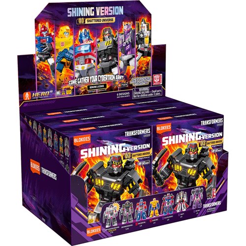 Transformers Shining Version 3 Shattered Universe SV03 Blokees Model Kit Case of 6