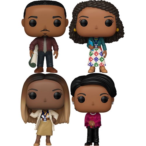 Funko POP! Television Abbott Elementary Set of 4 Janine Ava Barbara Gregory