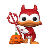 Funko POP Mickey and Friends #1446 Deveil Donald with Pumpkin & Protector