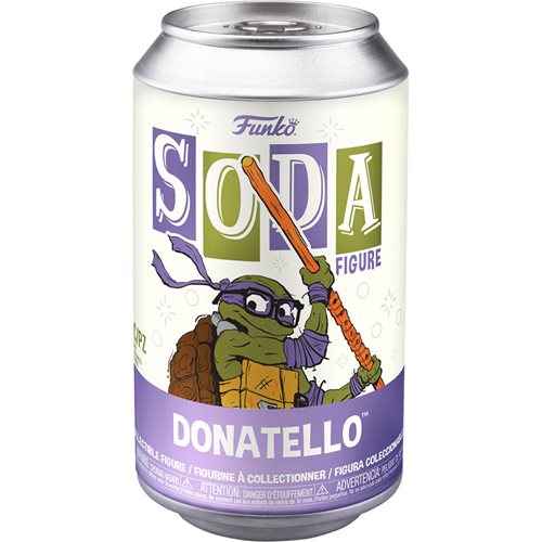 Teenage Mutant Ninja Turtles Donatello Soda Vinyl Figure ( Sealed )