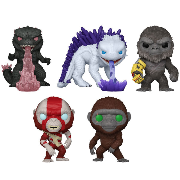 Funko POP! Movies :Godzilla x Kong: The New Empire Set of 5