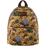 Indiana Jones: Raiders of the Lost Ark All-Over Print Mini-Backpack