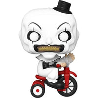 Funko Pop! Damien Leone's Terrifier #1591 Art the Clown with Bike & Protector