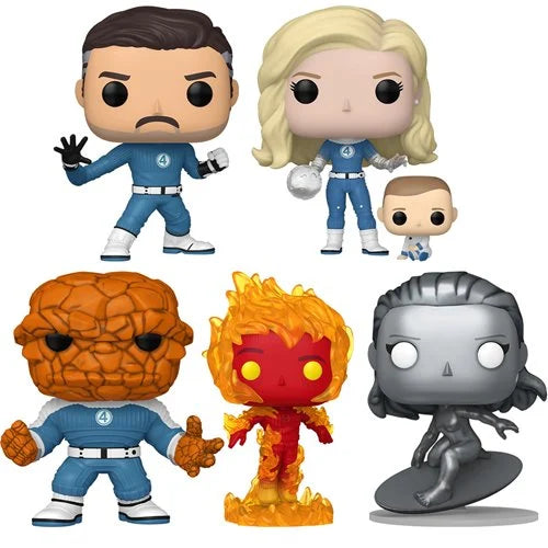 Funko Pop! Marvel Fantastic Four First Steps Set of 5