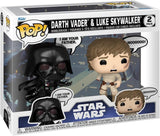Funko POP! Star Wars 2pk Darth Vader & Luke Skywalker Saying (Mint)