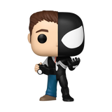 Funko Pop! Marvel #1478 Peter Parker Symbiote Suit & Protector