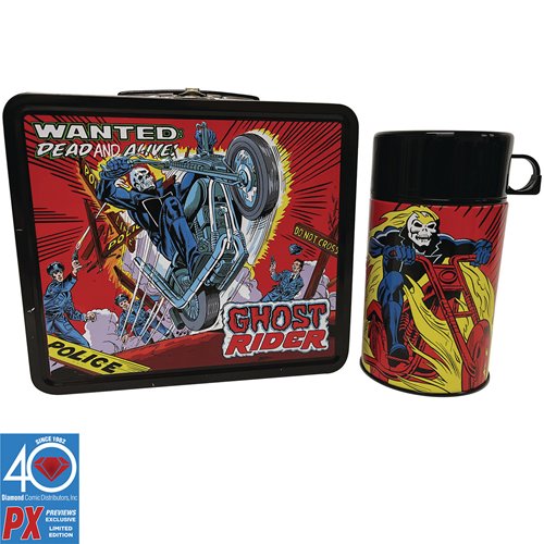 Marvel Comics Ghost Rider Classic Lunch Box with Thermos - Previews Exclusive