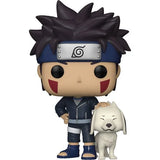 Funko POP! Animation Naruto Shippuden #1194 Kiba w/ Akamaru & protector