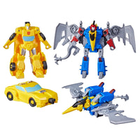 Transformers Bumblebee Cyberverse Adventures Dinobots Unite Dino Combiners - Bumbleswoop