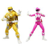 Power Rangers x Ninja Turtles - Michelangelo Yellow and April Pink Action Figures