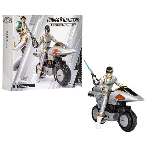 Power Rangers Lightning In Space Silver Ranger Deluxe 6-inch Action Figure