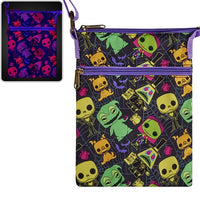 The Nightmare Before Christmas Black Light Passport Bag