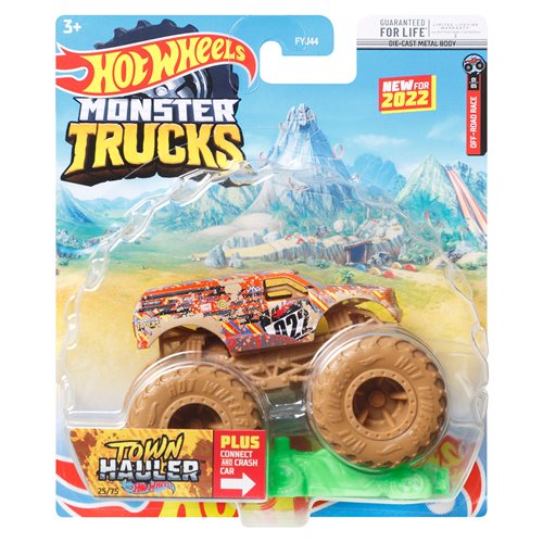 Hot Wheels Monster Trucks 1:64 Scale Vehicle - Town Hauler