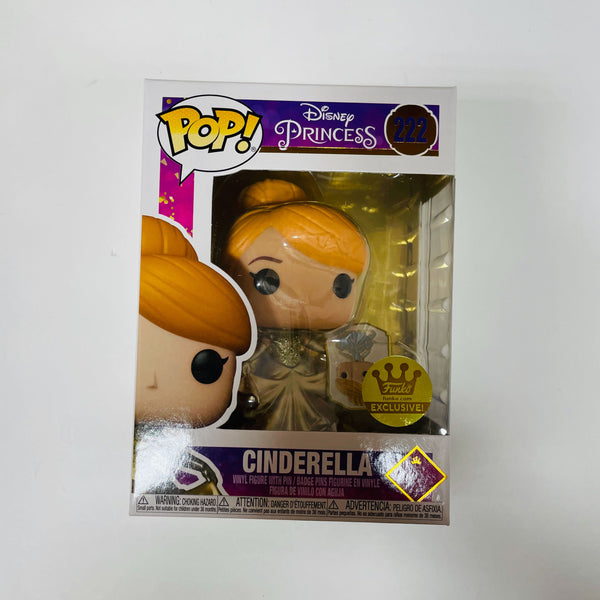 Pin #222: Princess Cinderella Pop! Boutique Disney – Funko with & (Gold) Protecto Yummy