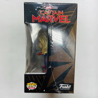 Captain Marvel Diamond Glitter Pop! Vinyl Figure with Black Adult Pop! T-Shirt - M