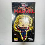 Captain Marvel Diamond Glitter Pop! Vinyl Figure with Black Adult Pop! T-Shirt - M