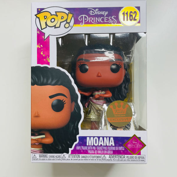 Pop! Disney Boutique Princess Yummy Pin (Gold) – - Funko Moana #1162 Ultimate with