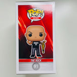 Funko Pop! WWE Vinyl Figure #91 - The Rock with Championship Belt w/ Protector