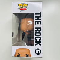 Funko Pop! WWE Vinyl Figure #91 - The Rock with Championship Belt w/ Protector