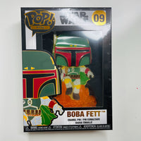 Pop! Large Enamel Pin: Star Wars #09 - Boba Fett