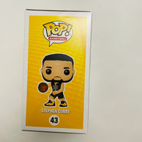Funko POP NBA Golden State Warriors  #43 Stephen Curry w/ Protector