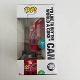 Funko Pop! Coca Cola  #105 - I’d Like to Buy the World a Coke Can & Protector