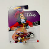 Disney Hot Wheels Character Car - Captain Hook