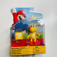 World of Nintendo Super Mario 4-Inch Figures - Red Koopa Trooper with ? block