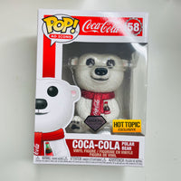 Funko Pop! Ad Icons: Coca Cola #58 - Coca Cola Polar Bear ( Diamond)  & Protector