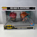 DC Comic Red Hood vs. Deathstroke Comic Moment Pop! Hero Vinyl 2-Pack #336 - PX