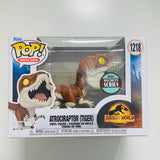 Funko Pop! Movies : Jurassic World #1218 - Atrociraptor (Tiger) w/ Protector